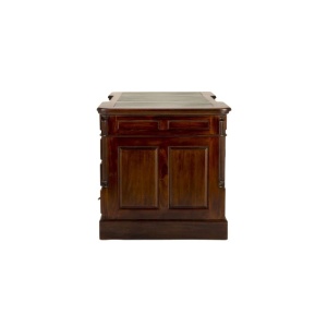 BIROU DE LUX CAMBRIDGE 180CM, DIN LEMN MASIV, CULOARE MARO, ARTIM SELECTION - Img 6