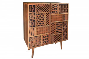 BUFET 120CM, DIN LEMN MANGO, ASPECT BOHO, ARTIM GROUP SELECTION - Img 7