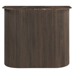 BUFET BAR LIVING CASTELLO 130cm, REALIZAT DIN LEMN DE STEJAR SI MARMURA, CULOARE MARO, STIL MODERN