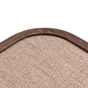 BUFET DINING WILLOX CU 2 USI, 90CM, REALIZAT DIN METAL, LEMN DE STEJAR, MDF SI TEXTIL IN, CULOARE BEJ, DESIGN DEOSEBIT, RICHMOND INTERIORS - Img 4