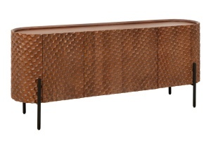 BUFET LIVING, ADLON 180CM, LEMN DE MANGO SI SUPORT METAL, MODEL 3D, CULOARE MARO, ARTIM GROUP SELECTION - Img 6