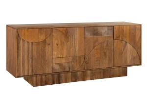 BUFET LIVING, ART DECO 170CM, LEMN DE MANGO, 3D, CULOARE MARO ANTICHIZAT, ARTIM GROUP SELECTION - Img 12