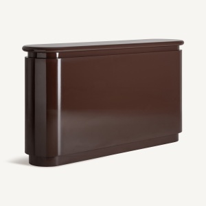 BUFET LIVING MIEUSSY 200CM, REALIZAT DIN LEMN DE MANGO, FURNIR, CULOARE MARO LUCIOS, REALIZAT MANUAL, VICAL HOME - Img 2