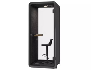 CABINA ACUSTICA ST SMALL, NEGRU/GRI, CONFECTIONATA DIN MATERIALE DE INALTA CALITATE