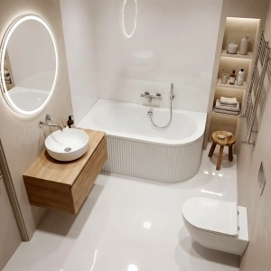 CADA BAIE ORION STRIPE DREAPTA 150 CM, DIN ACRIL, CALITATE SUPERIOARA - Img 7