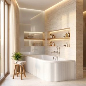 CADA BAIE ORION STRIPE STANGA 170 CM, DIN ACRIL, CALITATE SUPERIOARA - Img 7