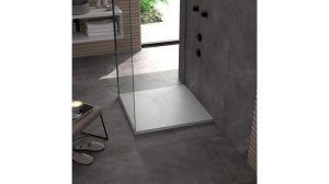 CADITA DE DUS REA MAGNUM, 90x90 CM, ALB, DIN COMPOZIT, CALITATE SUPERIOARA - Img 3