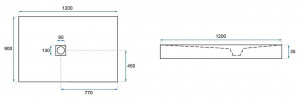 CADITA DE DUS, REA ROCK, ALB, 80x100, DESIGN MODERN, CALITATE SUPERIOARA, REA - Img 8