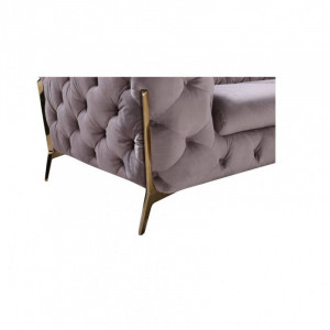 CANAPEA 3 LOCURI, CHESTERFIELD, CHELSEA BIS, DIN STOFA DE CALITATE, 243CM, CULOARE PERSONALIZATA - Img 5