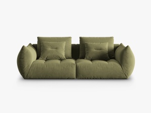 CANAPEA BLOOM, 3 LOCURI, 232 CM, DIVERSE CULORI SI MATERIALE, DESIGN DEOSEBIT - Img 8
