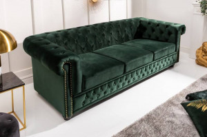 CANAPEA CHESTERFIELD, 205CM, CATIFEA VERDE, DESIGN CLASIC, ARTIM GROUP SELECTION - Img 3