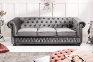CANAPEA CHESTERFIELD, 205CM, COD 40482, CATIFEA, DESIGN CLASIC - Img 3