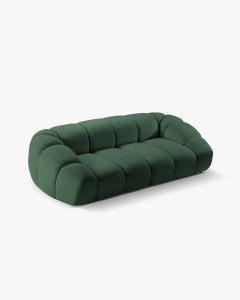 CANAPEA CU 3 LOCURI DIANA, VERDE, 234X114 CM, TAPITAT CU TAPITERIE DIN TEXTIL 3D SONIC, MICADONI - Img 3