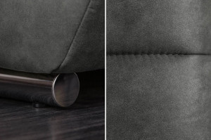 CANAPEA ELEGANCIA 280 CM, 40479, MICROFIBRA GRI ANTIC STIL MODERN - Img 5