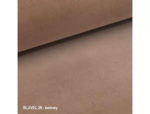 CANAPEA ELITE 2, BEJ BLUVEL 28/WENGE, TAPITERIE DIN CATIFEA SI PICIOARE DIN LEMN - Img 2