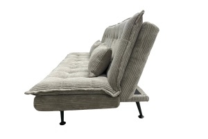 CANAPEA EXTENSIBILA, JAZZ 195CM, 3 LOCURI, MATERIAL CATIFEA RAIAT, CULOARE GRI/MARO, ARTIM GROUP SELECTION - Img 4
