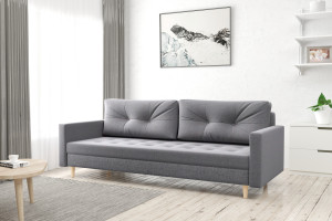 CANAPEA EXTENSIBILA SCANDI DIVERSE NUANTE TAPITERIE DIN CATIFEA STIL SCANDINAV - Img 3