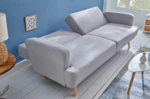 CANAPEA EXTENSIBILA, STUDIO, STOFA FINA GRI, 210CM, STIL SCANDINAV, ARTIM GROUP SELECTION - Img 3