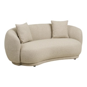 CANAPEA HAWKES 190CM, DIN LEMN SI TEXTIL, CULOARE BEJ NISIPIU, HOUSE NORDIC - Img 2