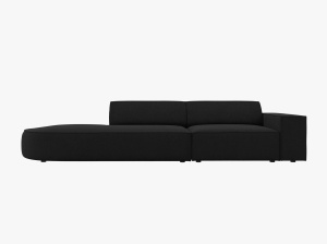 CANAPEA JODIE, STANGA, 3 LOCURI, 262 CM, DIVERSE CULORI SI MATERIALE, DESIGN DEOSEBIT - Img 15