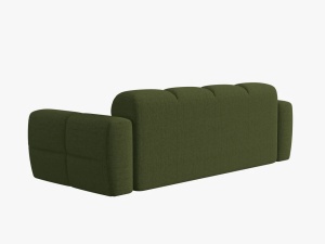 CANAPEA LISA, 3 LOCURI, 216 CM, VERDE OLIVE 35, TAPITERIE DIN STOFA, DESIGN DEOSEBIT - Img 3