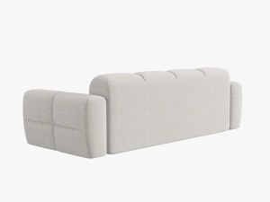 CANAPEA LISA, 4 LOCURI, 265 CM, GRI DESCHIS 01, TAPITERIE DIN STOFA, DESIGN DEOSEBIT - Img 3