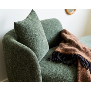 CANAPEA LOUNGE MYKONOS 175CM, DIN LEMN SI TEXTIL, CULOARE VERDE, HOUSE NORDIC - Img 8