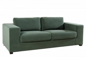 CANAPEA, LOUNGER 220CM, STRUCTURA DE LEMN SI STOFA, VERDE/NEGRU, COD 43758, MODEL DEOSEBIT - Img 7