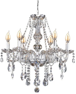 Candelabru cu lampă de cristal 392183