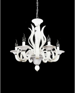 CANDELABRU MODERN MONTANER W6 ALB DESIGN DEOSEBIT - Img 4