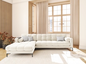 COLTAR CONFORTABIL 293CM, TAPITERIE DIN CATIFEA, BEIGE BLU 22, STANGA, STIL MODERN, ARTIM GROUP SELECTION - Img 7