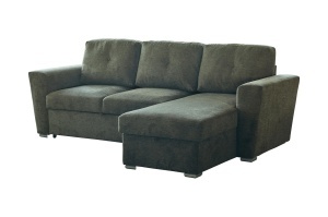 COLTAR CU SPATIU DE DEPOZITARE, APARTMENT 245CM, 3 LOCURI, REALIZAT DIN MATERIAL TEXTIL, DE CULOARE VERDE, ARTIM GROUP - Img 3