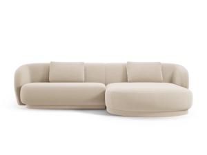 COLTAR ELEGANT 4 LOCURI, CAMDEN, BEIGE, DREAPTA, MATERIAL CATIFEA, ARTIM GROUP SELECTION - Img 2