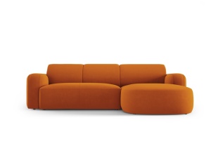 COLTAR ELEGANT DREAPTA 250CM, JASMIN 4 LOCURI, DIVERSE CULORI, MATERIAL CATIFEA, ARTIM GROUP COLLECTION - Img 18