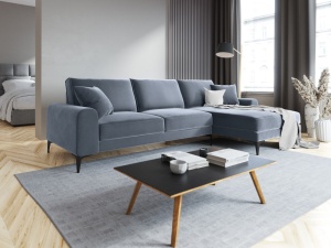 COLTAR ELEGANT DREAPTA 254CM, MADARA 5 LOCURI, DIVERSE CULORI, MATERIAL CATIFEA, ARTIM GROUP COLLECTION - Img 14
