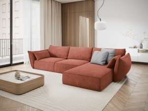 COLTAR ELEGANT DREAPTA 308CM, VANDA 4 LOCURI, DIVERSE CULORI, MATERIAL TEXTIL CHENILLE, ARTIM GROUP COLLECTION - Img 9