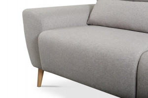 COLTAR EXTENSIBIL MOON GRI DIN LEMN SI TEXTIL - Img 2