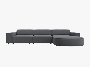 COLTAR JODIE, DREAPTA, 4 LOCURI, 284 CM, DIVERSE CULORI SI MATERIALE, DESIGN DEOSEBIT