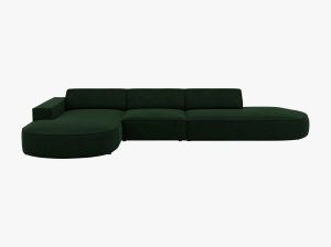 COLTAR JODIE, STANGA, 4 LOCURI, 342 CM, DIVERSE CULORI SI MATERIALE, DESIGN DEOSEBIT - Img 6