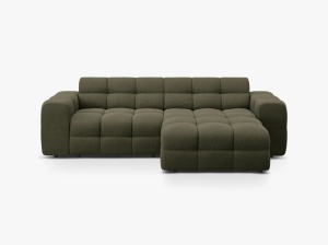 COLTAR KENDAL, DREAPTA, 4 LOCURI, 256 CM, DIVERSE CULORI SI MATERIALE, DESIGN DEOSEBIT - Img 14