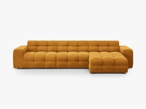 COLTAR KENDAL, DREAPTA, 5 LOCURI, 357 CM, DIVERSE CULORI SI MATERIALE, DESIGN DEOSEBIT - Img 6