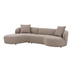 COLTAR KINGSTON 294CM, DIN LEMN SI TEXTIL, CULOARE MARO, HOUSE NORDIC - Img 3