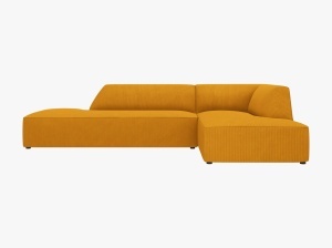 COLTAR MODULAR RUBY, DREAPTA, 4 LOCURI, 273 CM, DIVERSE CULORI SI MATERIALE, DESIGN DEOSEBIT - Img 5