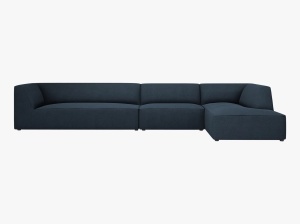 COLTAR MODULAR RUBY, DREAPTA, 5 LOCURI, 366 CM, DIVERSE CULORI SI MATERIALE, DESIGN DEOSEBIT - Img 16