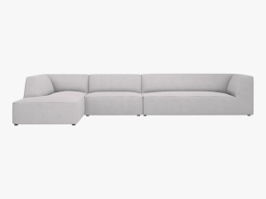 COLTAR MODULAR RUBY, STANGA, 5 LOCURI, 366 CM, DIVERSE CULORI SI MATERIALE, DESIGN DEOSEBIT - Img 10