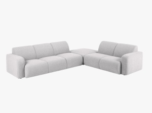 COLTAR MOLINO, DREAPTA, 6 LOCURI, 315 CM, DIVERSE CULORI SI MATERIALE, DESIGN DEOSEBIT - Img 2