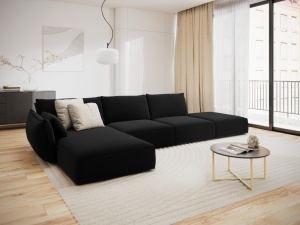 COLTAR STANGA 364CM, VANDA 5 LOCURI, DIVERSE CULORI, MATERIAL CATIFEA, ARTIM GROUP COLLECTION - Img 11