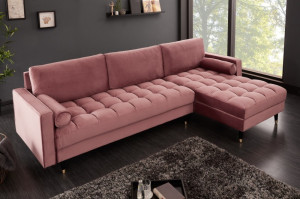 COLTAR SUPERB, CONFORTABIL 260CM, VELVET II, DIN LEMN SI CATIFEA, ARTIM GROUP SELECTION - Img 3