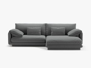 COLTAR TORINO, DREAPTA, 3 LOCURI, 250 CM, DIVERSE CULORI SI MATERIALE, DESIGN DEOSEBIT - Img 7