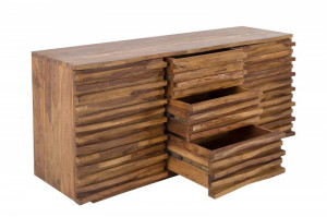 COMODA 160CM, RELIEF, DIN LEMN MASIV DE TRANDAFIR INDIAN, DESIGN RUSTIC, ARTIM GROUP SELECTION - Img 5